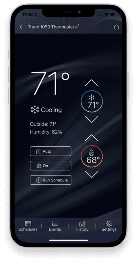 Air Comfort Technologies - Trane Smart Thermostats and Controls
