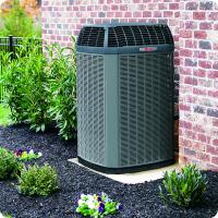 An outdoor HVAC unit.