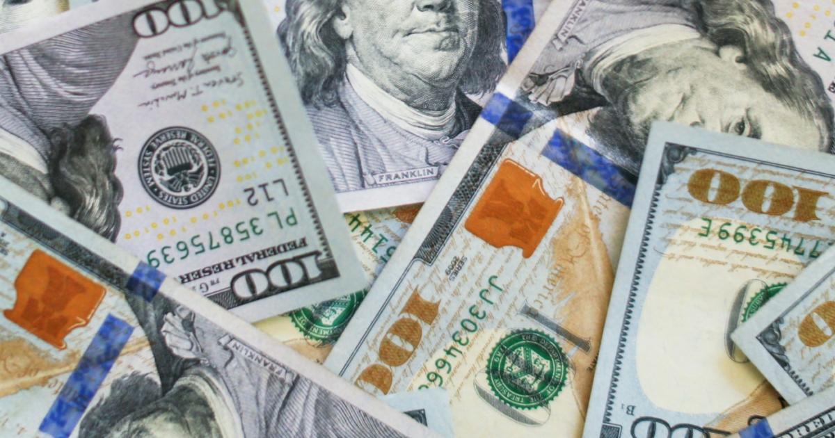 Pile of money - $100 bills
