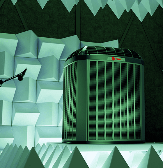 A Trane home unit is in a showroom.